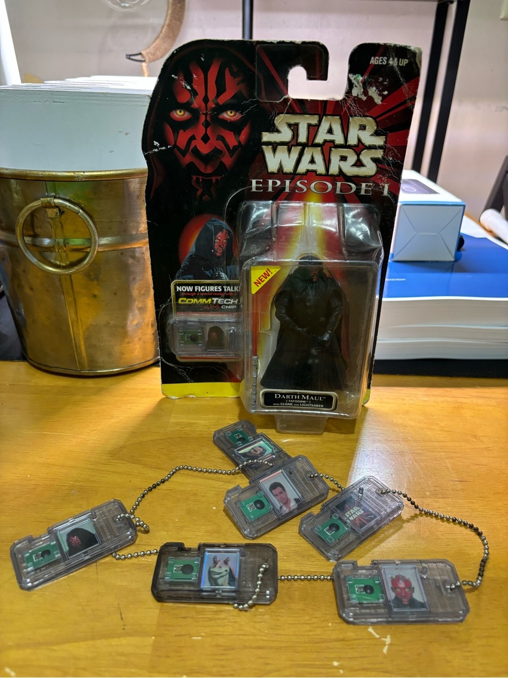Star Wars Episode I Darth Maul Action Figure with CommTech Tags